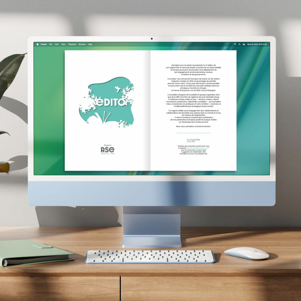 Hachette Livre - rapport RSE 2024