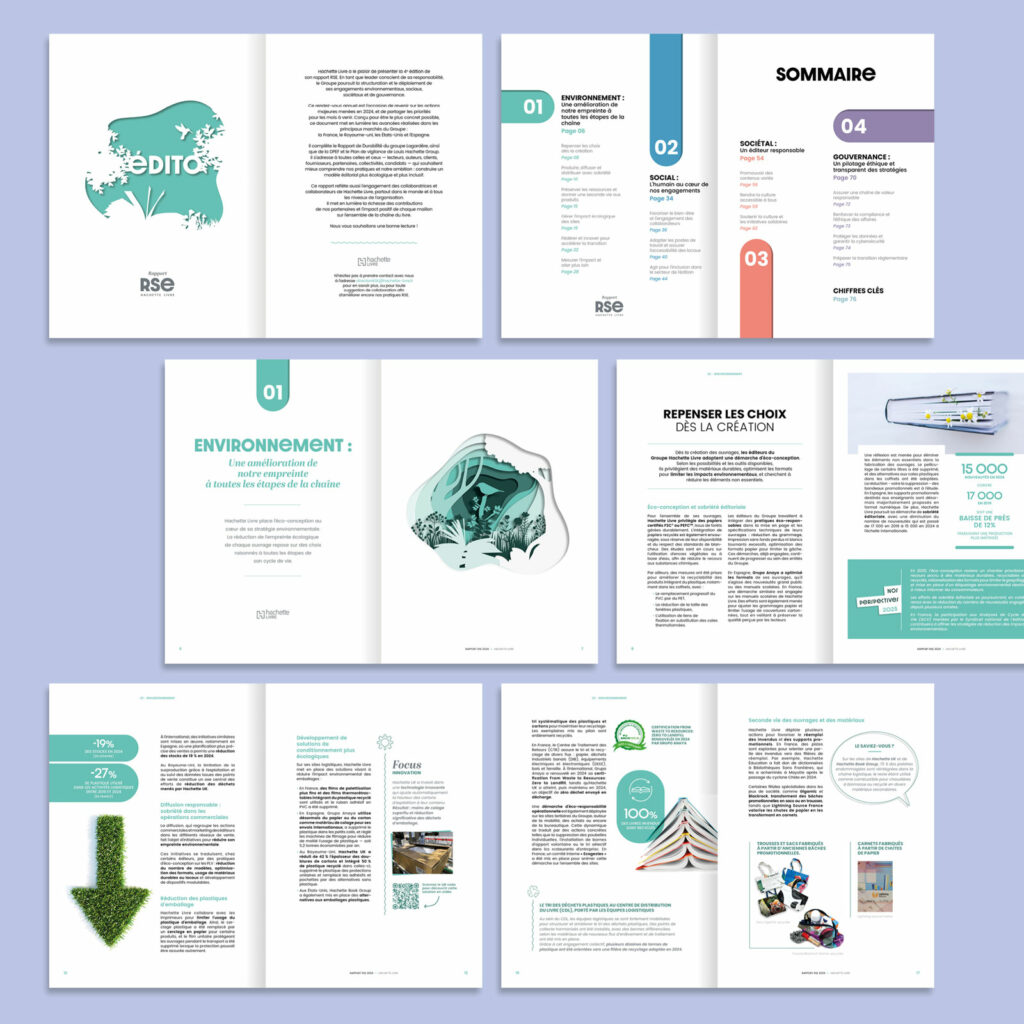 Hachette Livre - rapport RSE 2024