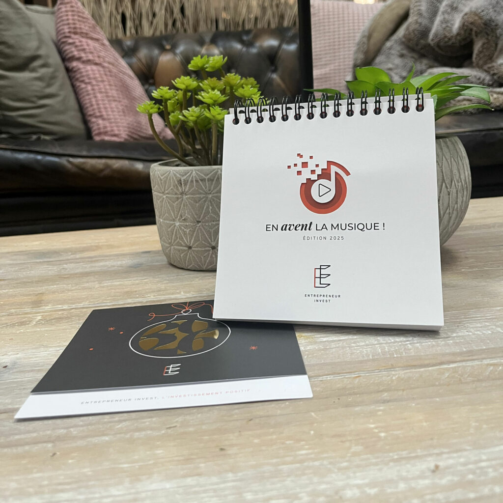Entrepreneur Invest - calendrier de l’avent ludique et carte de vœux