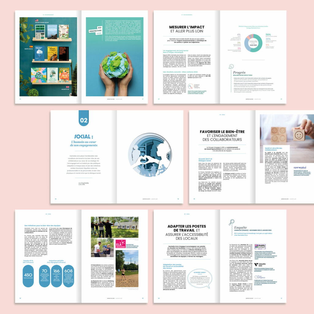 Hachette Livre - rapport RSE 2024