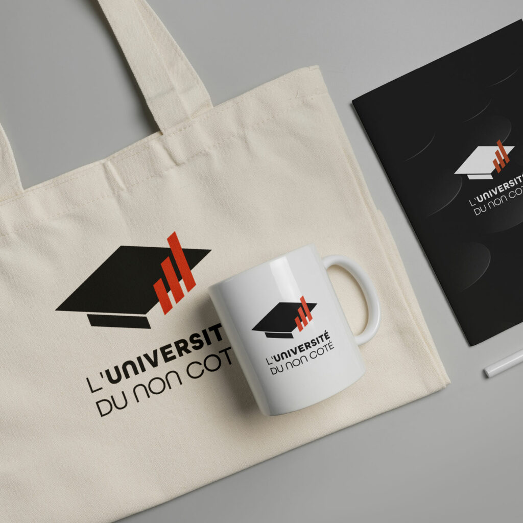 L’université du non coté - identité visuelle