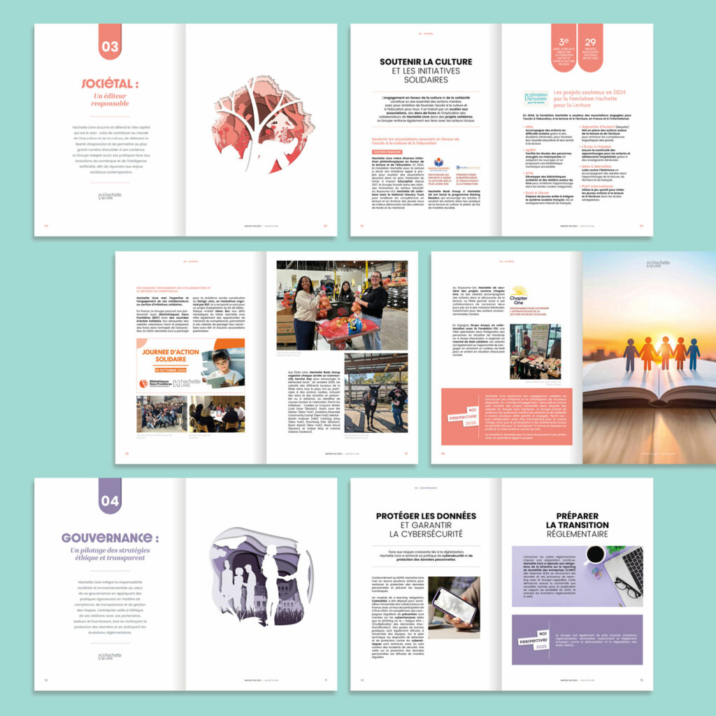 Hachette Livre - rapport RSE 2024